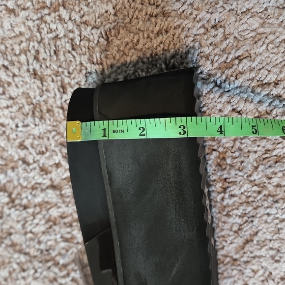 Pretty Little Things black platform sandals-4 - Picture 10 of 10